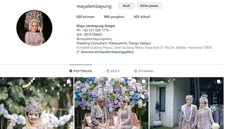 Maya Lembayung Wedding Organizer