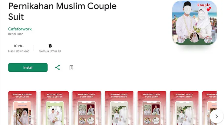 Pernikahan Muslim Couple Suit