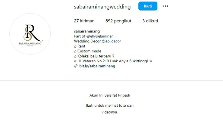 Sabairaminang Wedding