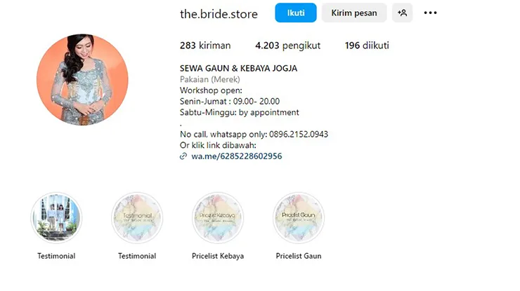 The Bride Store Jogja