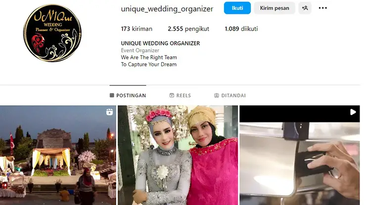 Unique Wedding Organizer