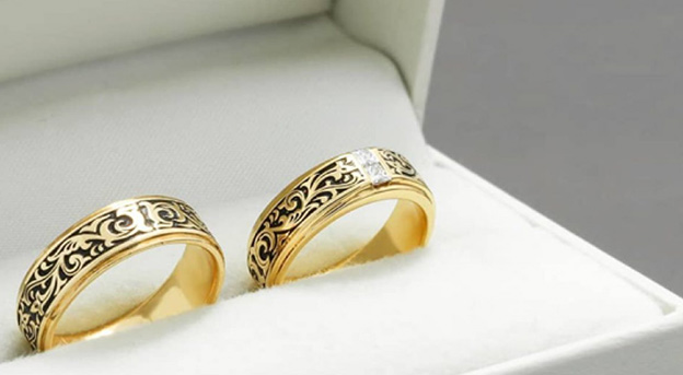 cincin emas tunangan arab