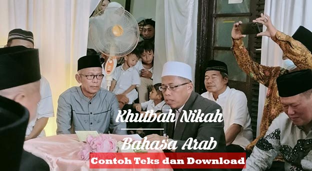 5 Contoh Teks Khutbah Nikah Bahasa Arab Kemenag Dan NU PDF